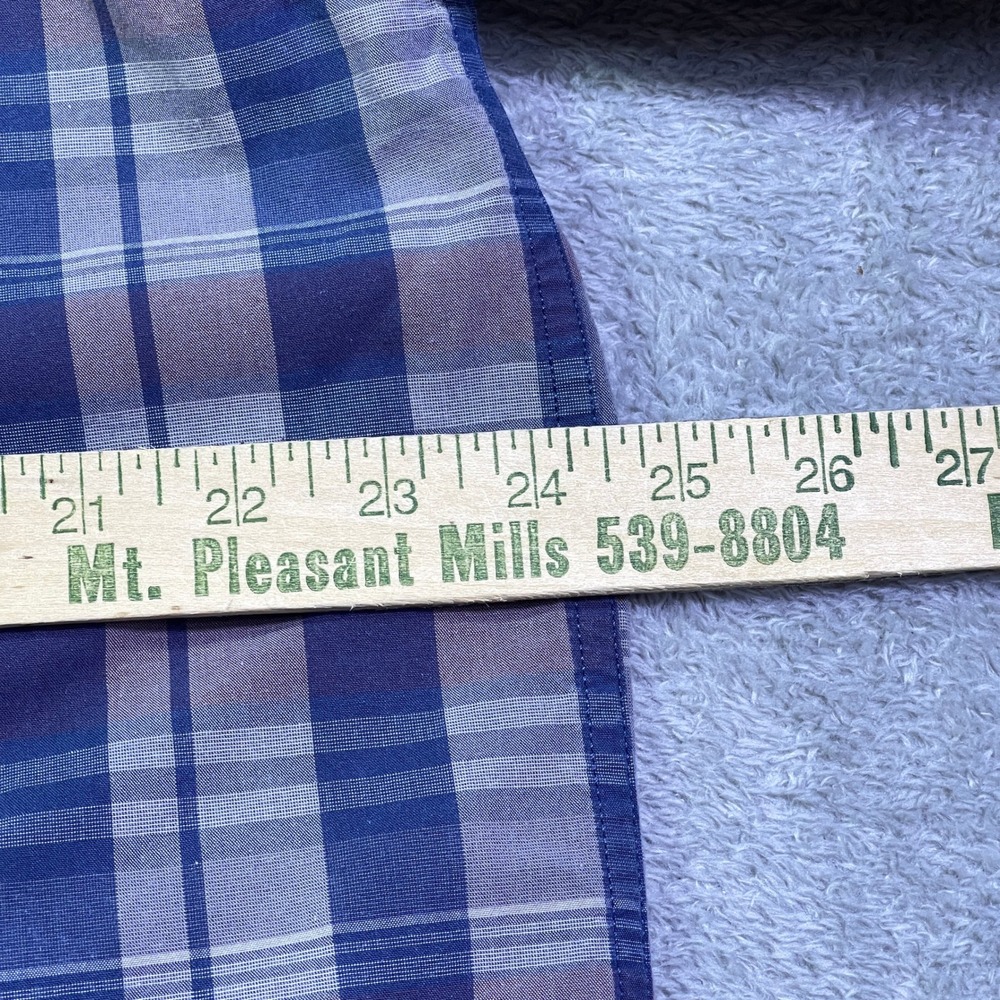 Carhartt Men's Relaxed Fit Tall Long Sleeve Plaid Button Up Shirt‎ L - Picture 5 of 14